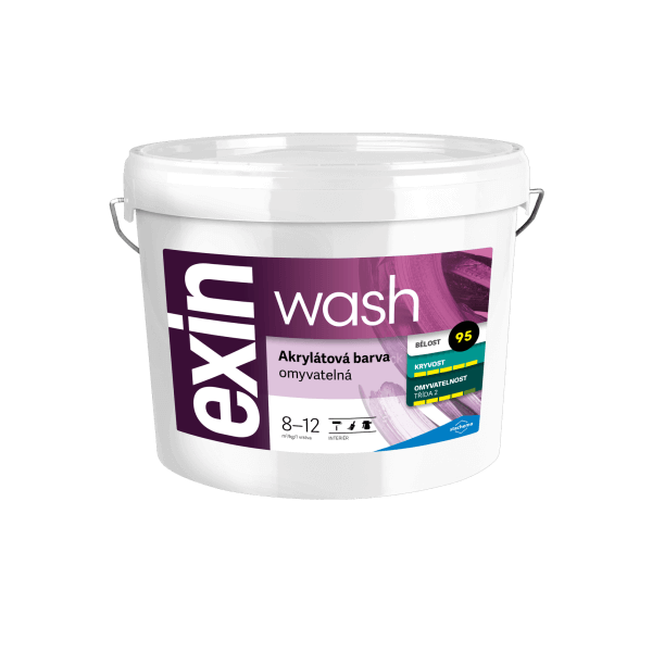 Фарба стійка до миття EXIN WASH ⭐ Чехія ⚡ Тонується у всі відтінки