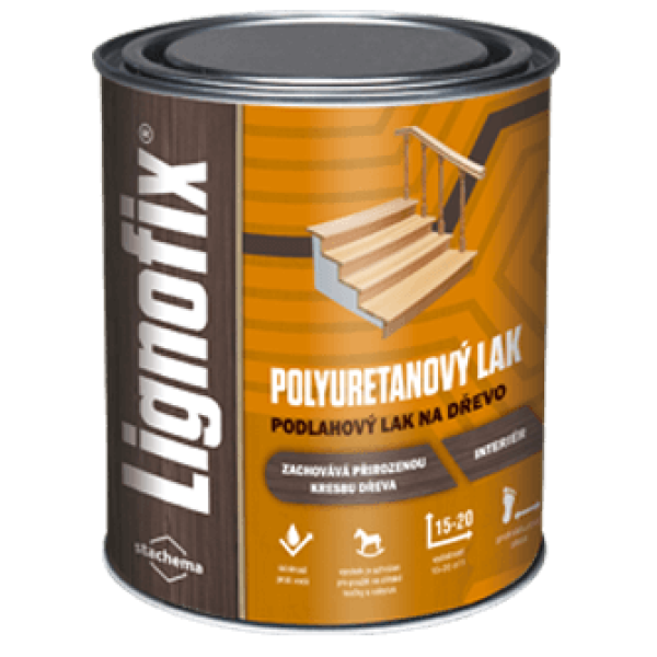 Лак для дерева поліуретановий глянцевий Lignofix POLYURETANOVY LAK